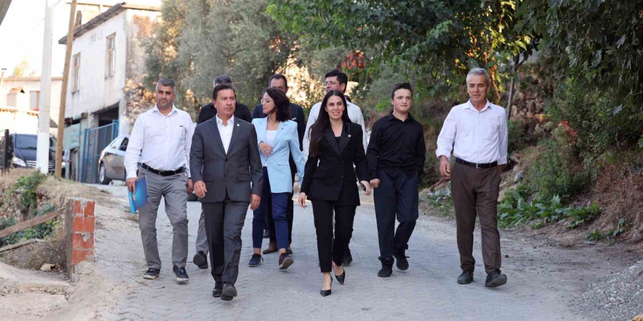 Başkan Aras ve Köksal Bozyer, Kuzluk ve Esençay’da halkla buluştu