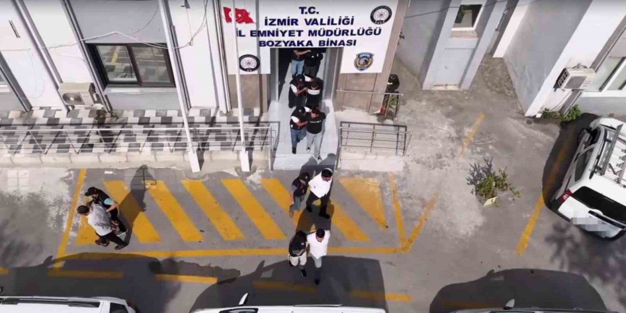 İzmir’de suç örgütüne operasyon: 9 gözaltı
