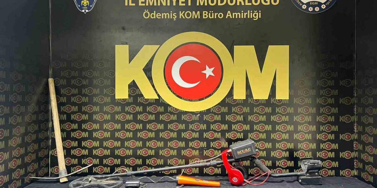 İzmir’de tarihi eser kaçakçısına operasyon