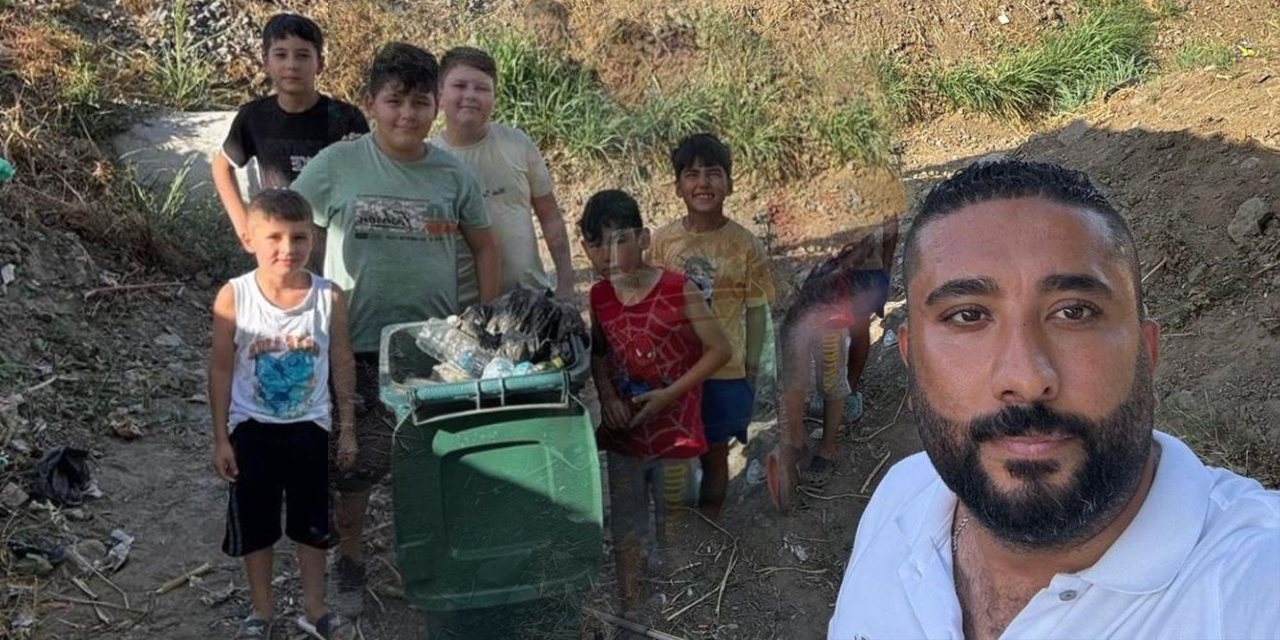 Süpürgeyi eline alan muhtar ve azaları okulu temizledi