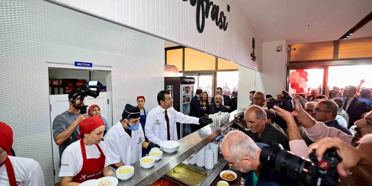 Denizli’de halkın sofrası törenle hizmete açıldı