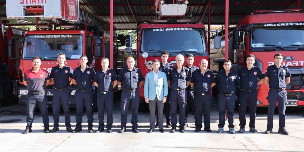 Başkan Ünlü’den itfaiyecilere ziyaret