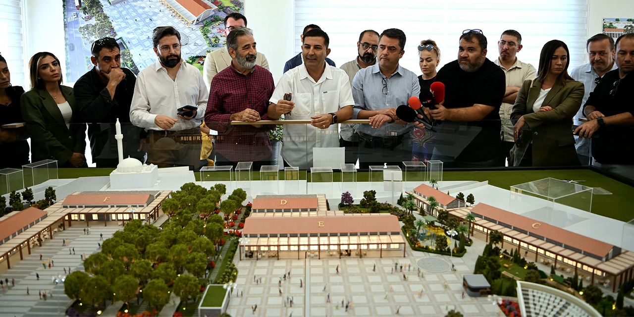 Başkan Ömer Günel basın mensuplarıyla sahada buluştu