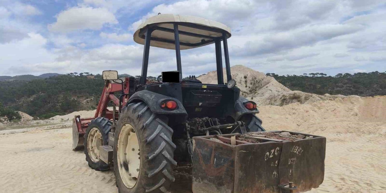Aydın’dan çalınan traktör Kırıkkale’de bulundu
