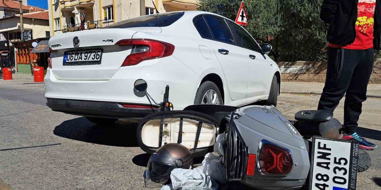 Menteşe’de trafik kazası: 1 yaralı