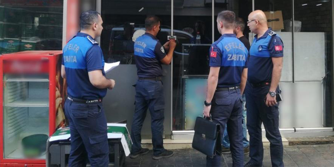 Aydın’daki o  işletme mühürlendi