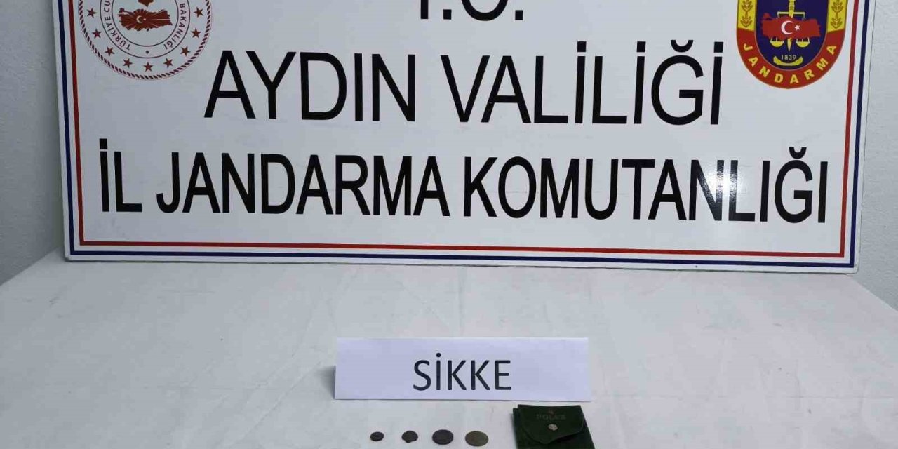 Sultanhisar’da tarihi objeler ele geçirildi