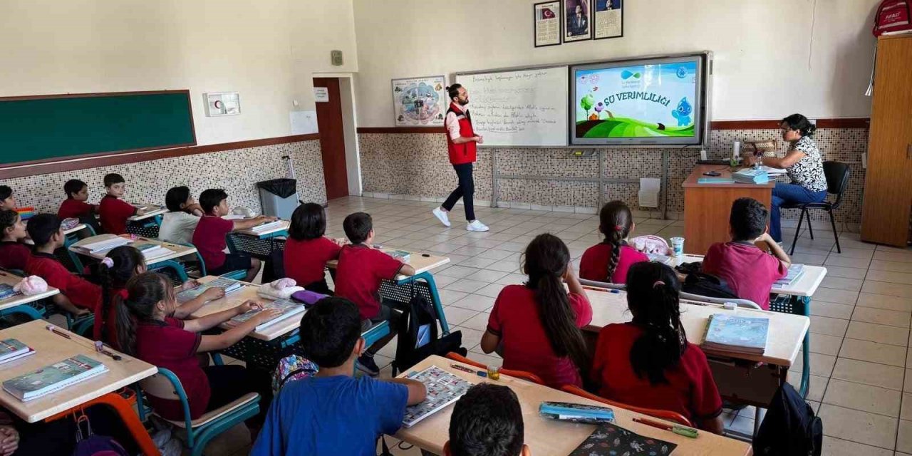 Koçarlı’da öğrencilere su verimliliğinin önemi anlatıldı