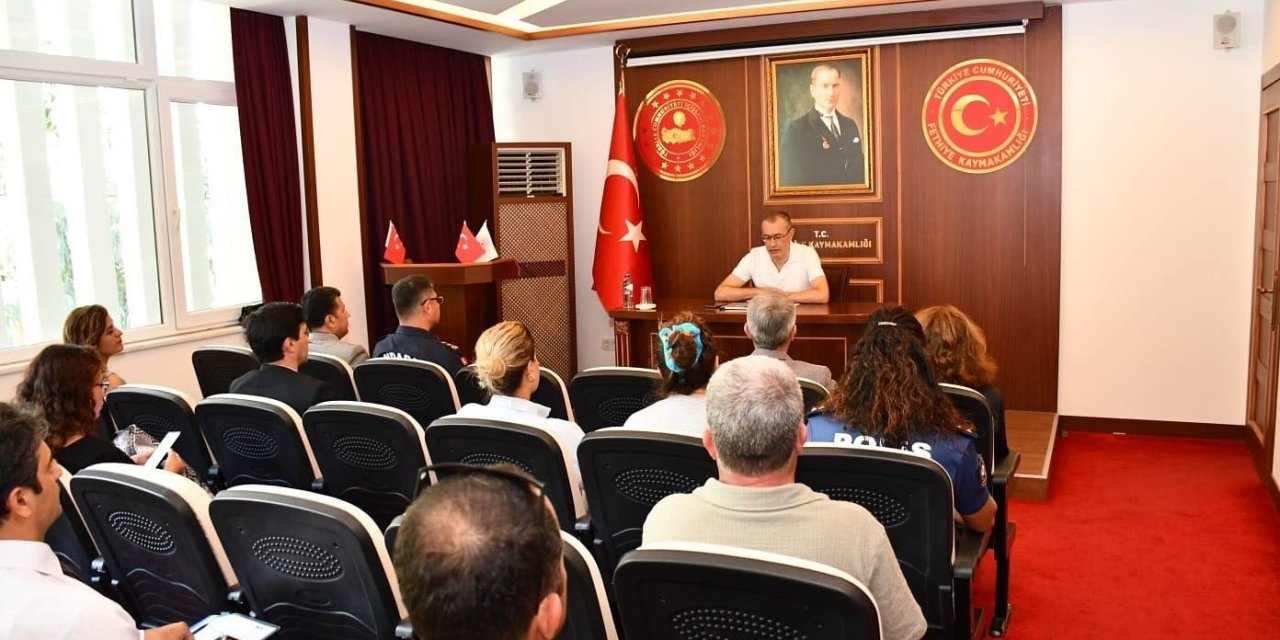 Fethiye’de 29 Ekim Cumhuriyet Bayramı Koordinasyon toplantısı yapıldı