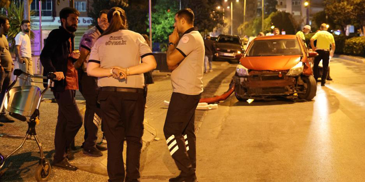 Kazadan sonra sürücü firar etti