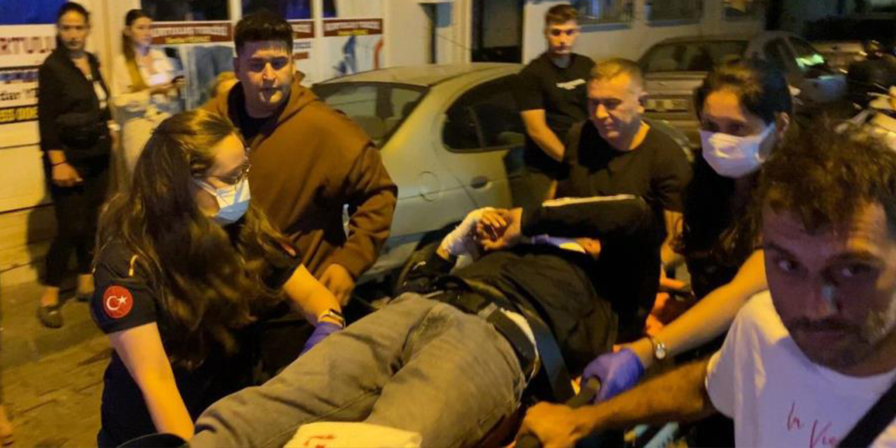 Yaralanan sürücüyü bıraktılar motosikleti kaçırdılar