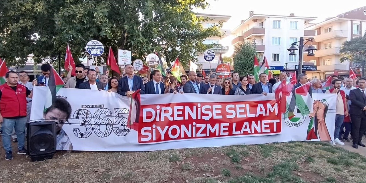 Muğla’da "Direnişin Simgesi Gazze" yürüyüşü gerçekleştirildi