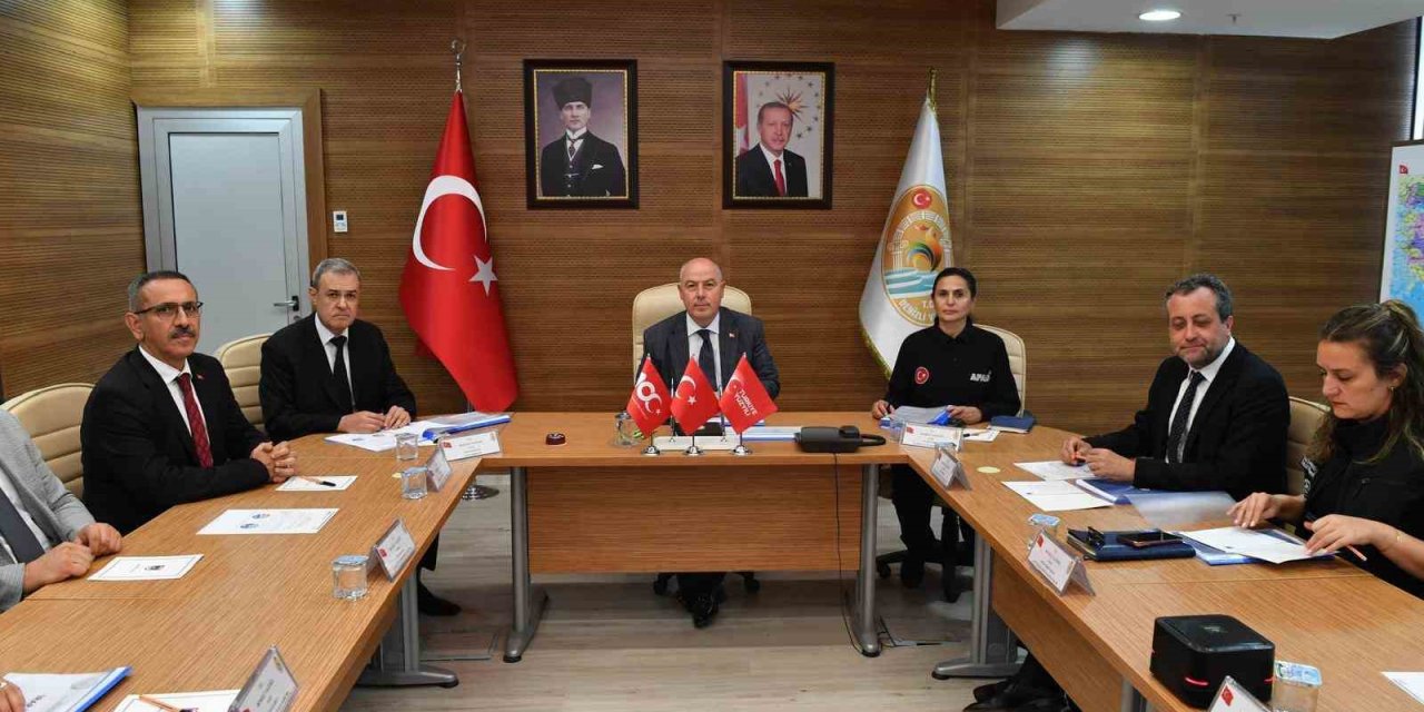 Denizli’nin afetlere hazırlığı masaya yatırıldı