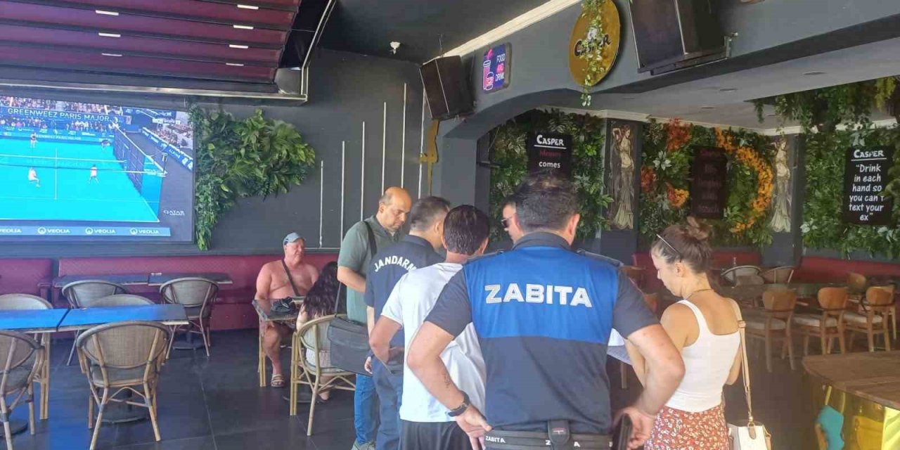 Marmaris’te zabıtadan nargile ve tütün denetimi