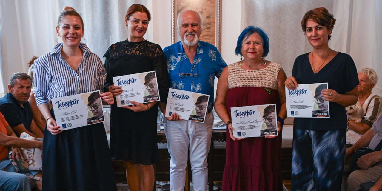 Kuşadası'nda Attila İlhan 19. ölüm yıldönümünde anıldı