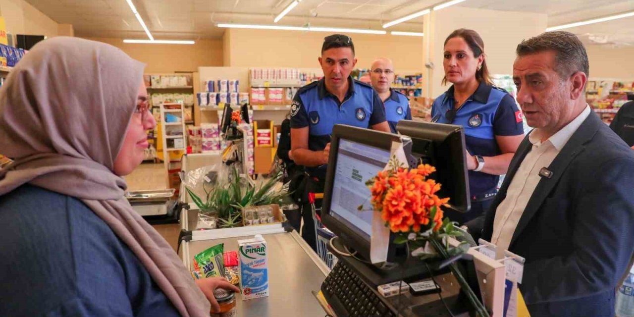 Başkan Yetişkin denetime katıldı