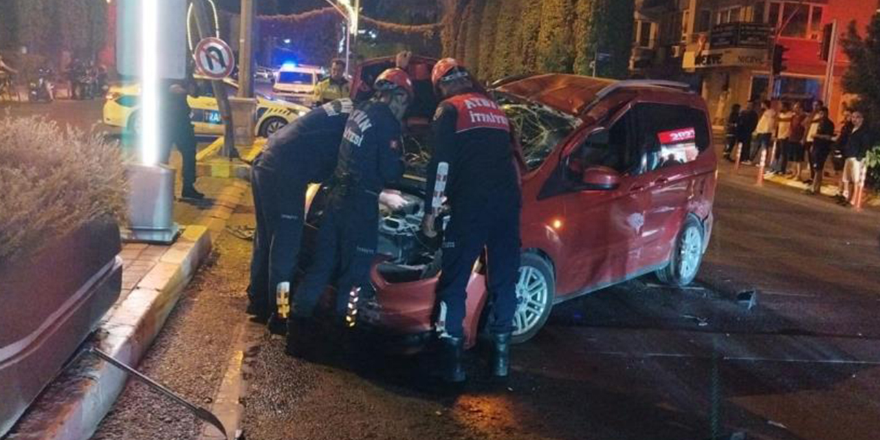 Aydın’da trafik kazası: 2 yaralı