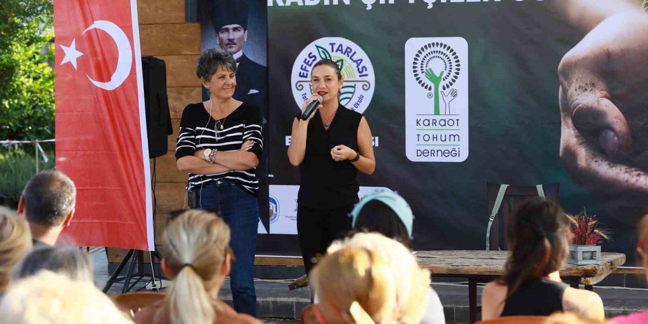Armağan Portakal kadın çiftçilere ’Toprağın Ritmini’ anlattı