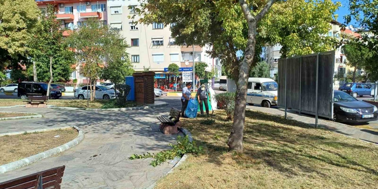 Nazilli’de yeşil alan çalışmalarına hız verildi