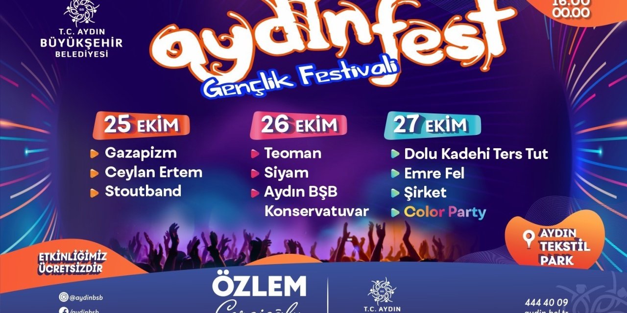 Başkan Çerçioğlu, Aydınlıları Aydınfest’te müzikle buluşturacak