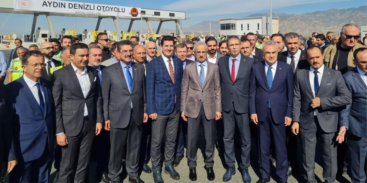 AK Parti Denizli İl Başkanı Yücel Güngör Denizli-Aydın otoyolunun açılışına katıldı