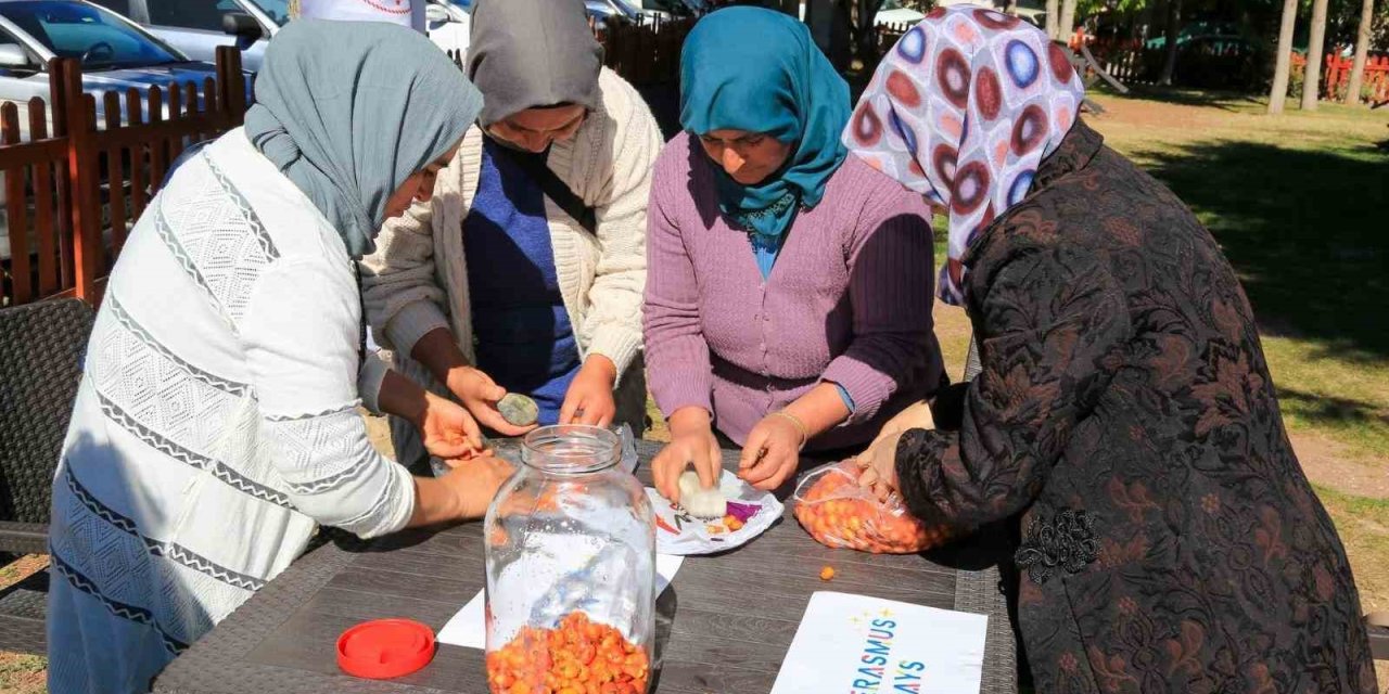 Çameli’nde kadınlara doğal yollarla ‘alıç sirkesi’ yapımı eğitimi
