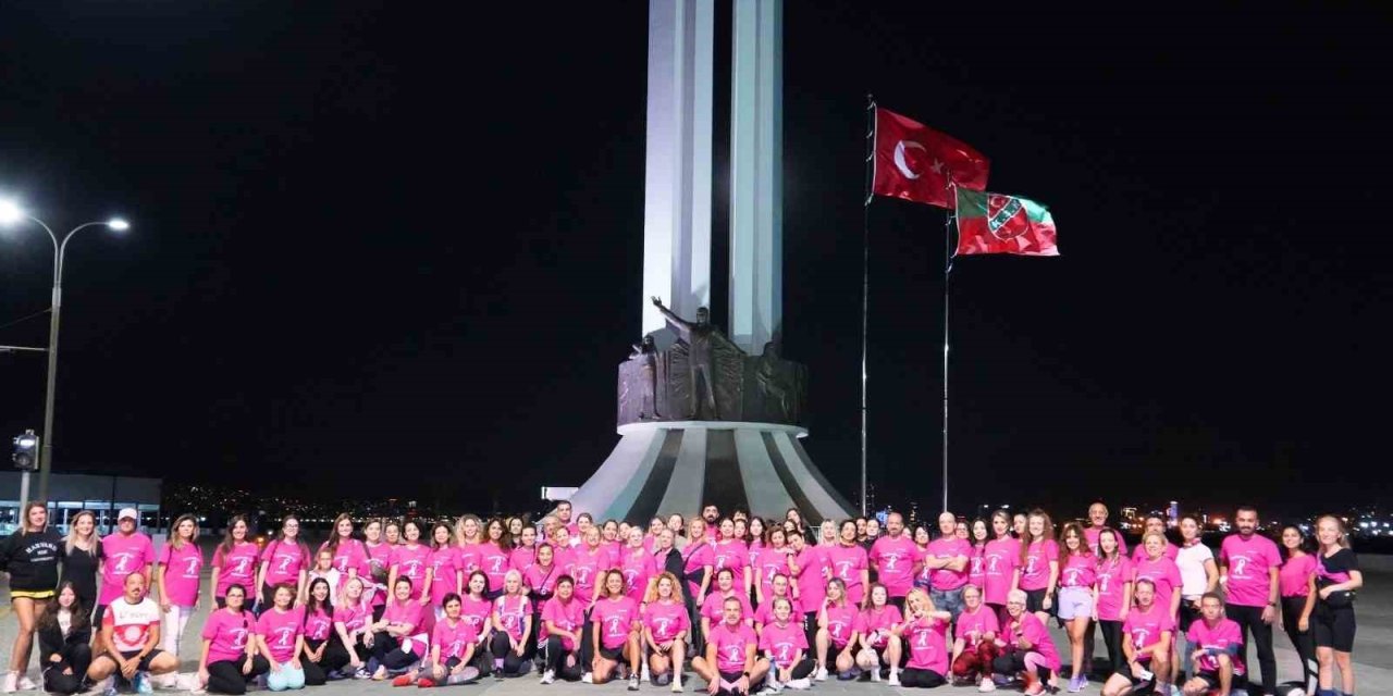 Meme kanseri için önce yürüdüler sonra bilgilendirdiler