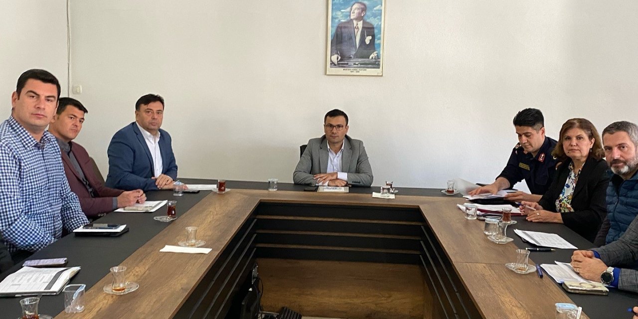 Yatağan’da Afet ve Acil Durum koordinasyon toplantısı düzenlendi