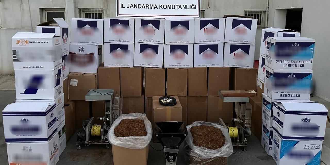 Aydın’da 615 bin makaron ele geçirildi