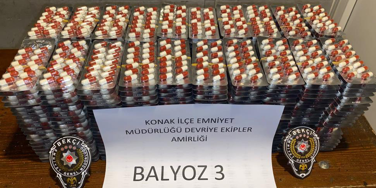 Makarna kolisinden 5 bin 559 adet uyuşturucu hap çıktı