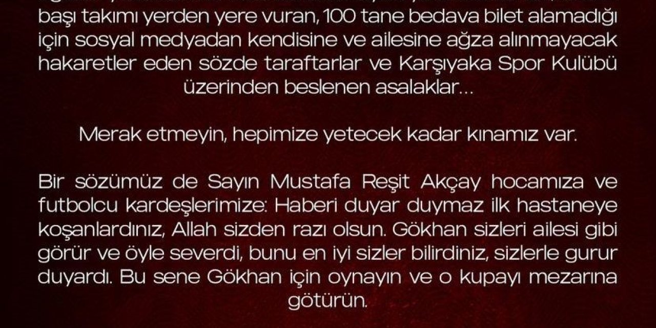 Nazım Torbaoğlu ve Tamer Ustaoğlu’ndan camiaya sert mesaj!