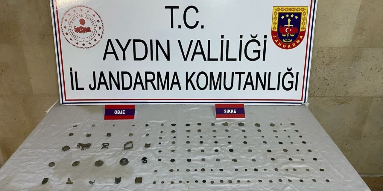 Germencik’te Roma ve Bizans dönemine ait tarihi eserler ele geçirildi