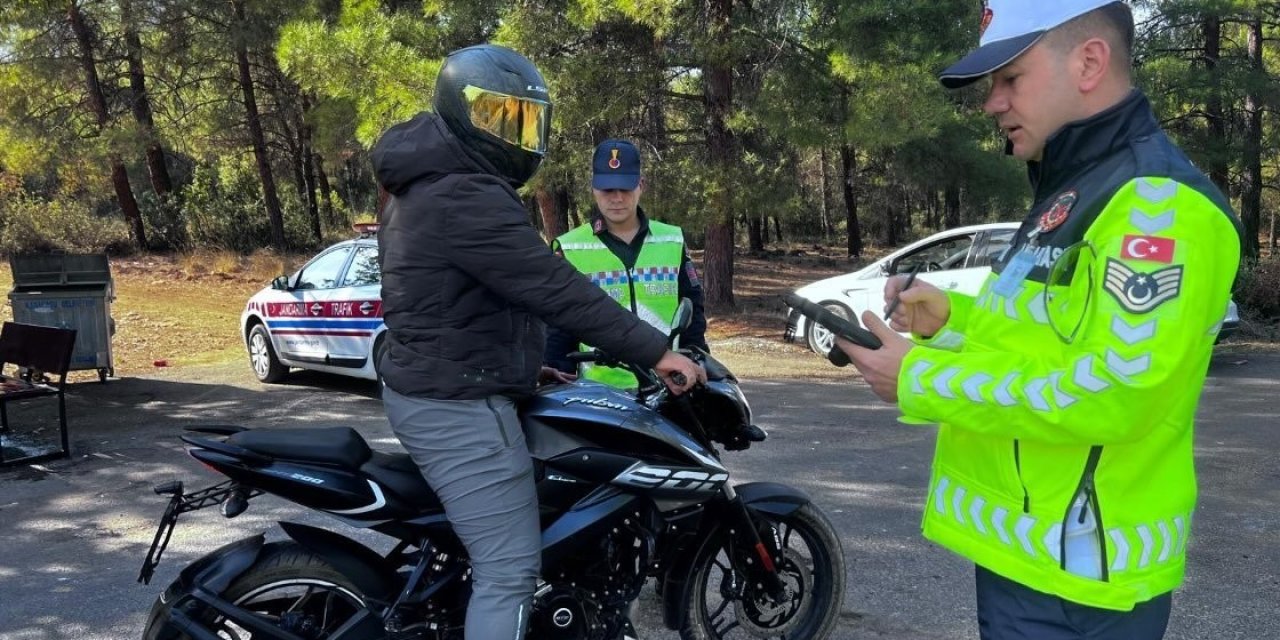 Karacasu’da ‘Kaskımla güvendeyim’ denetimi gerçekleştirildi