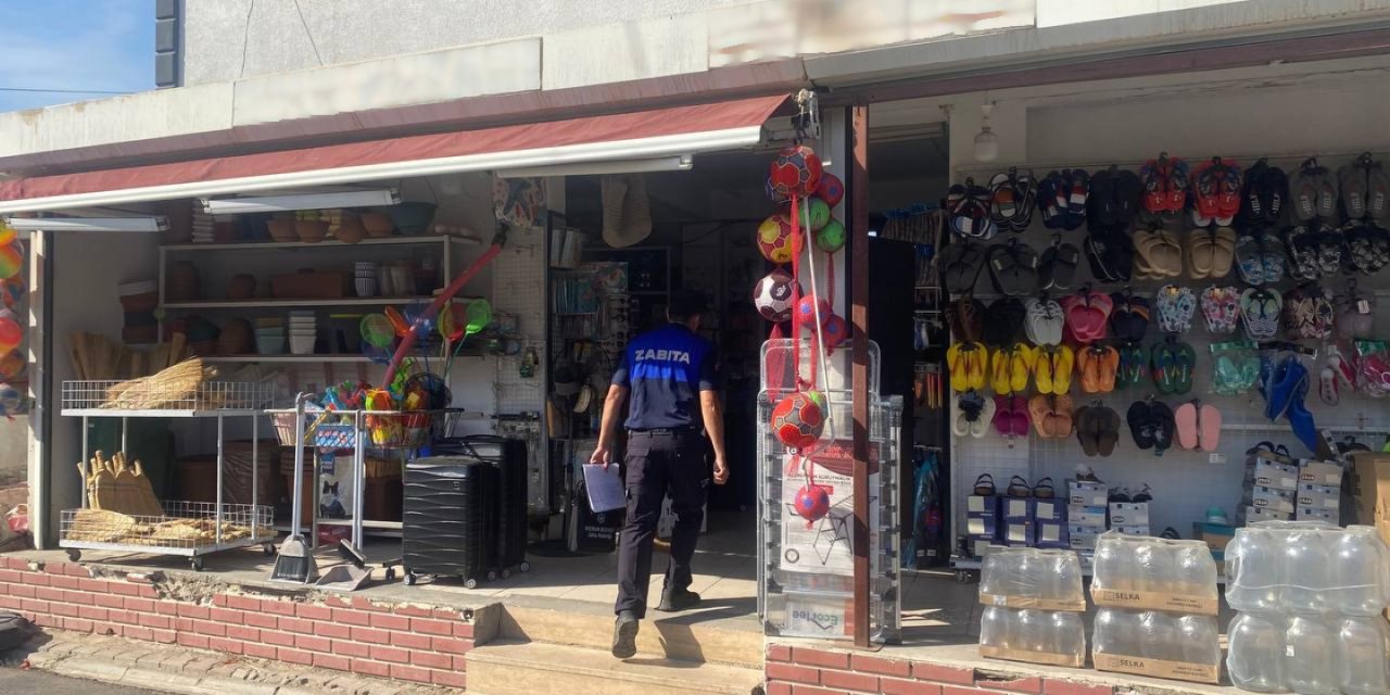 Zabıta ekiplerinden ruhsat denetimi