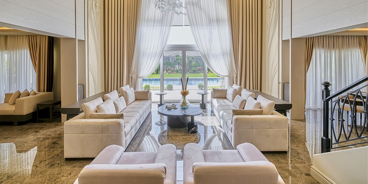 Villa dekorasyonunda estetik ve konfor