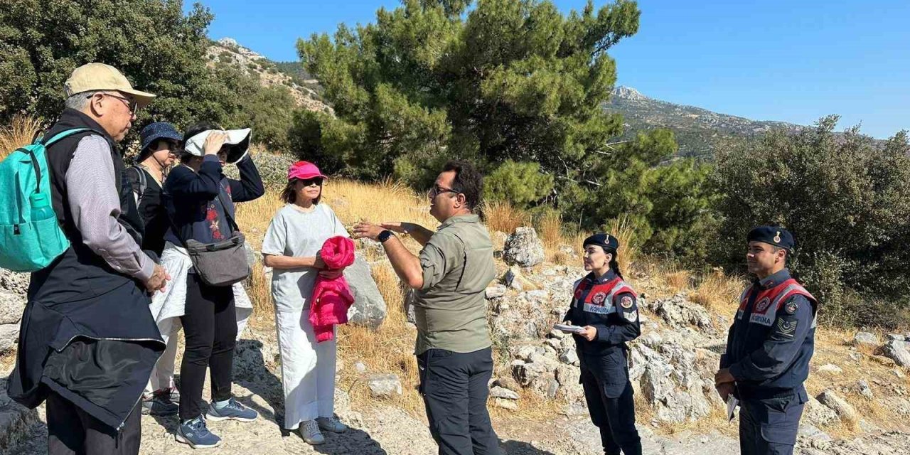 Turistler, orman yangınları konusunda bilgilendirildi