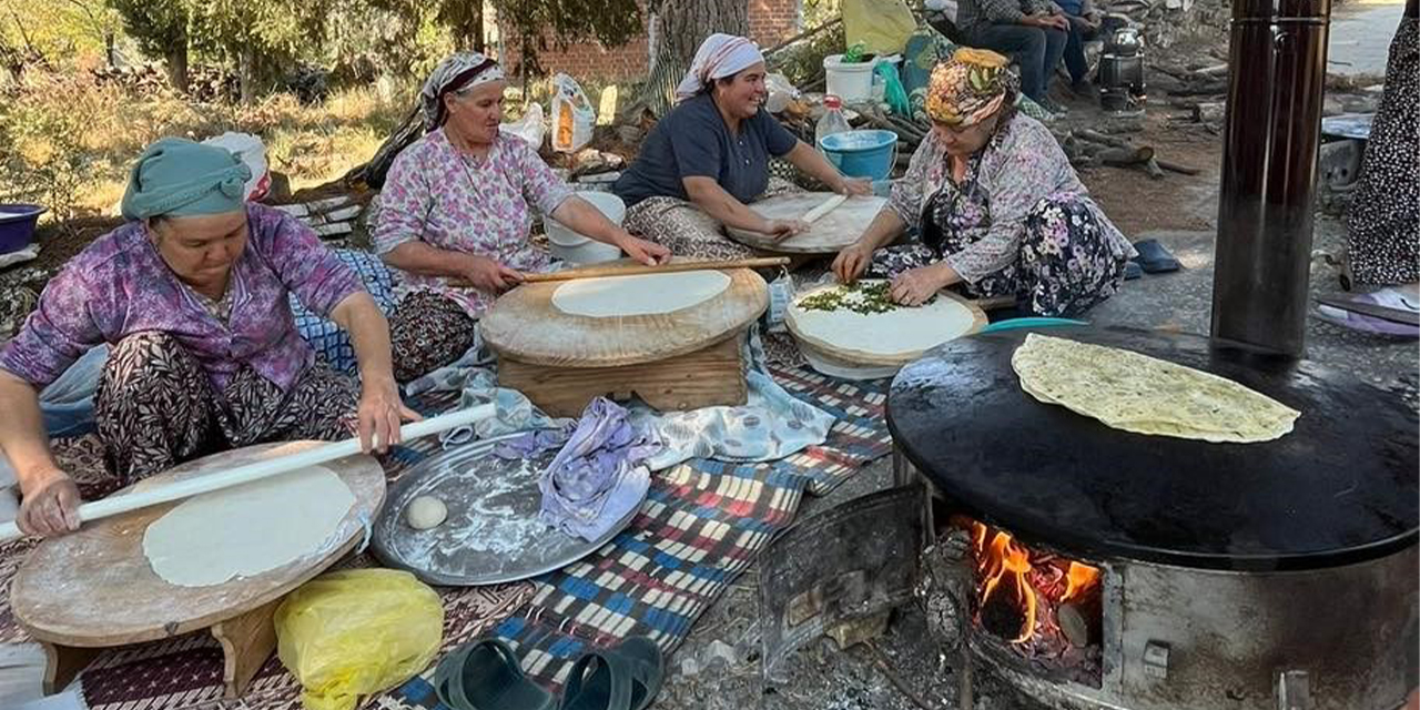 Efe yürekli kadınlar  yağmur duasına çıktı