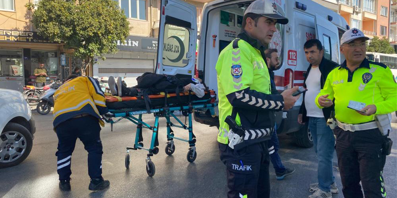 Otomobil ile elektrikli bisiklet çarpıştı: 1 yaralı