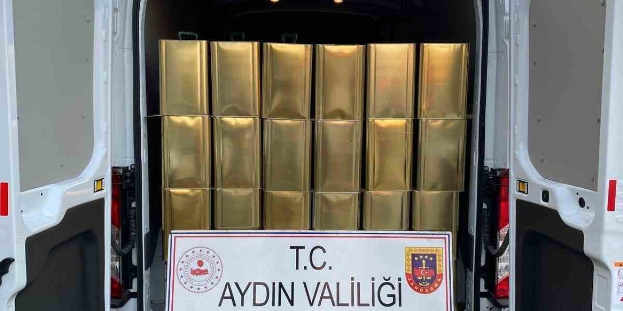 Aydın’da 3 ton 600 litre sahte zeytinyağı ele geçirildi