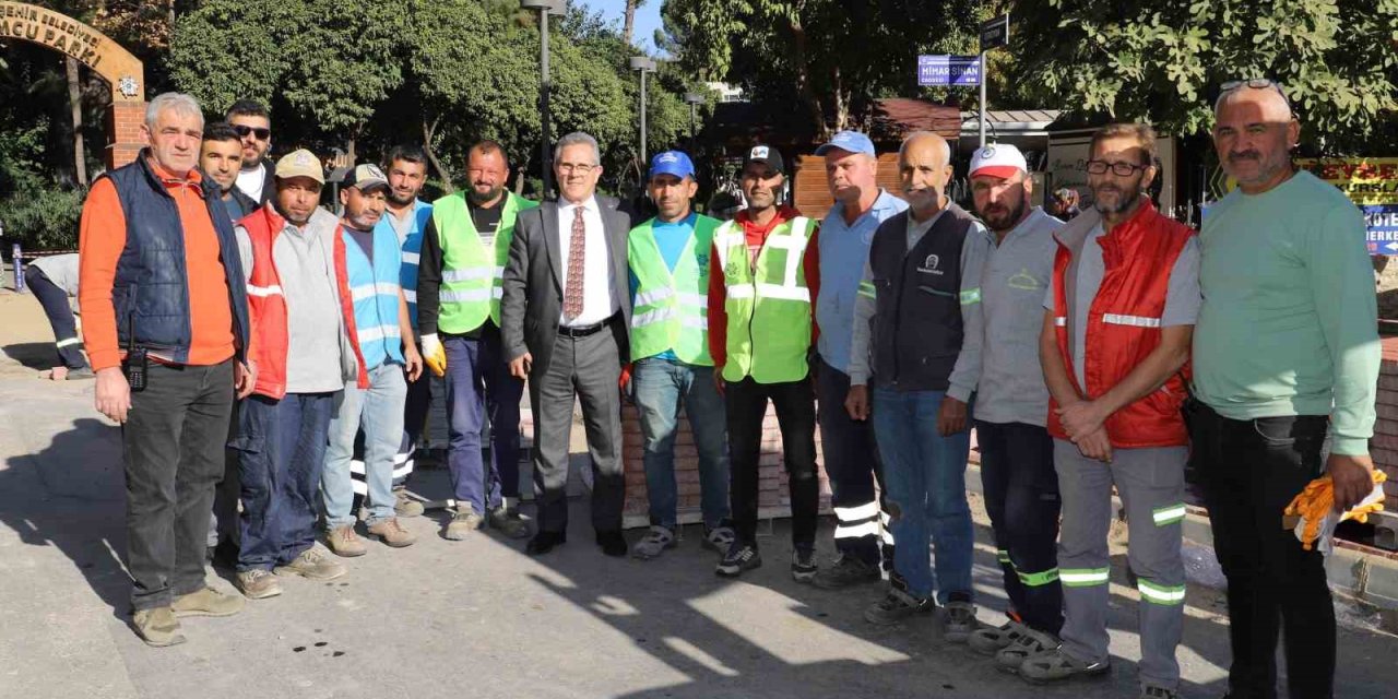 Nazilli İstasyon Meydanı’ndaki yol çalışmalarının ilk etabı tamamlandı