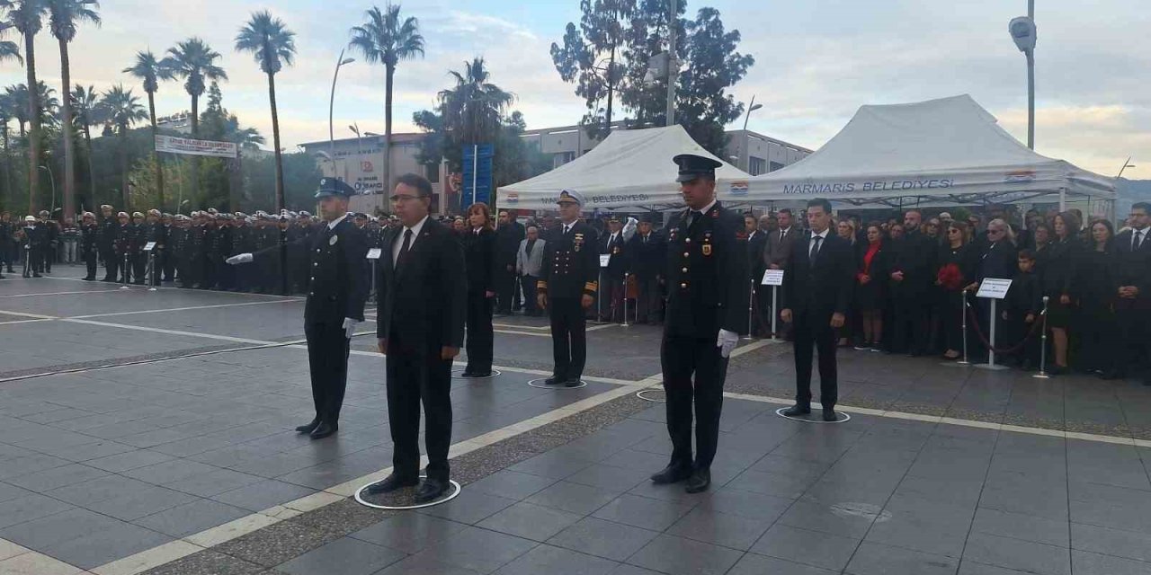 Marmaris 10 Kasım Atatürk’ü anma töreni