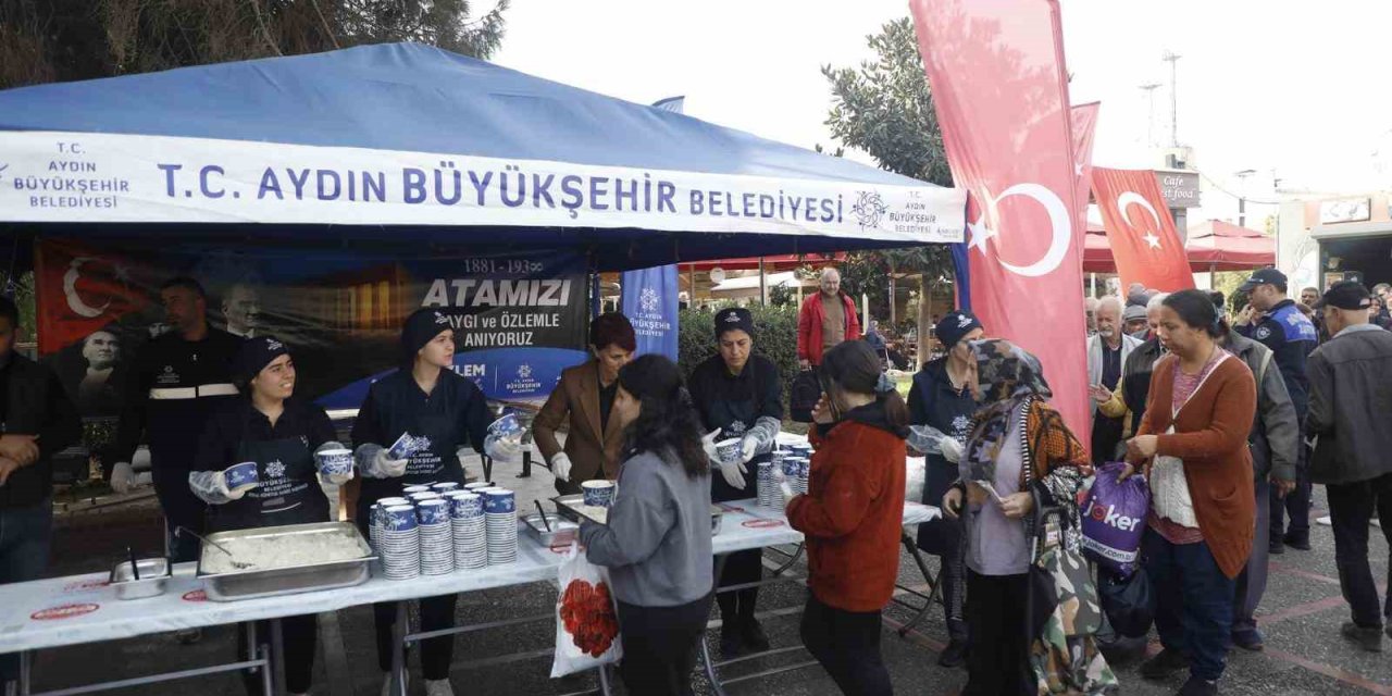 Büyükşehir, Atatürk için 17 ilçede hayır gerçekleştirdi