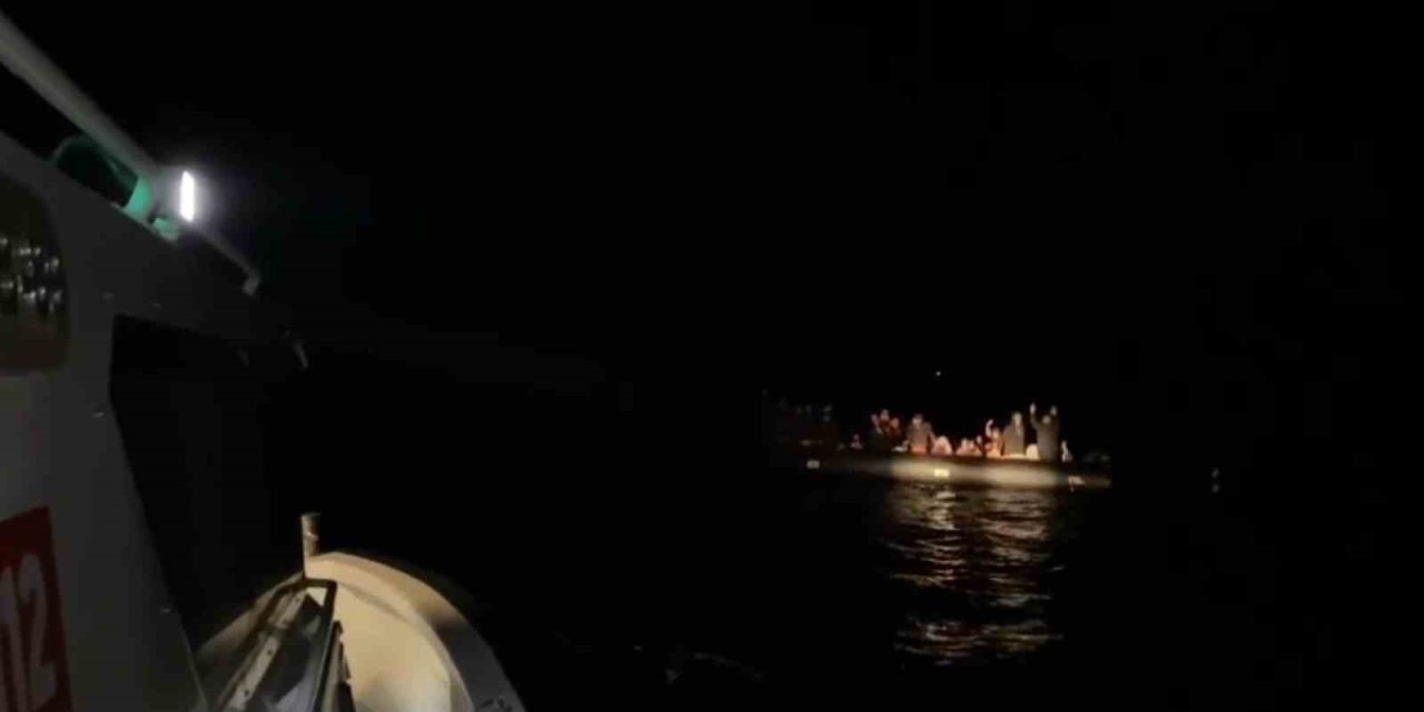 Aydın’da 28 düzensiz göçmen kurtarıldı