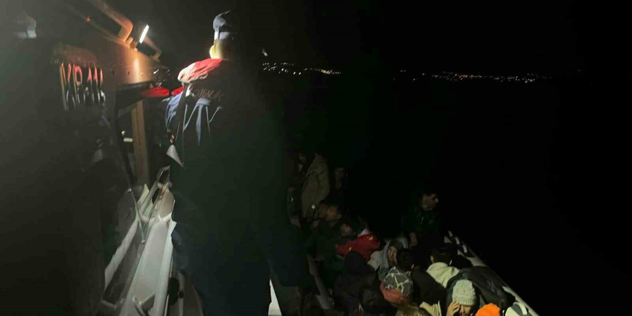 Bodrum’da 11’i çocuk 28 düzensiz göçmen yakalandı