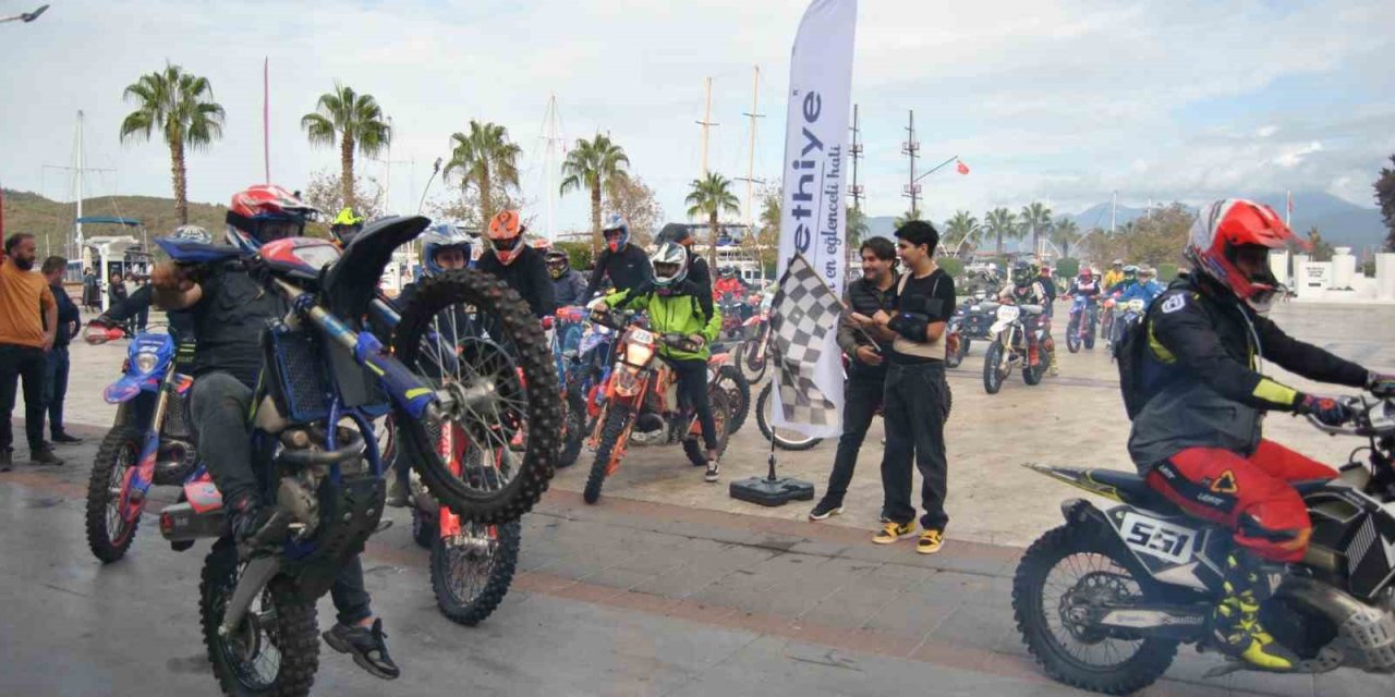 Türkiye Enduro Şampiyonası finali, Fethiye’de ’Magazin Startı’ ile başladı