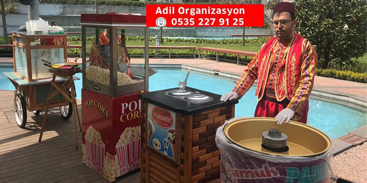 Etkinliklerinize nostaljik bir dokunuş: Patlamış mısır arabası kiralama hizmeti