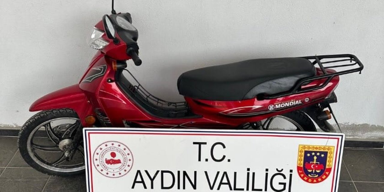 Çalınan motosikleti jandarma ekipleri buldu