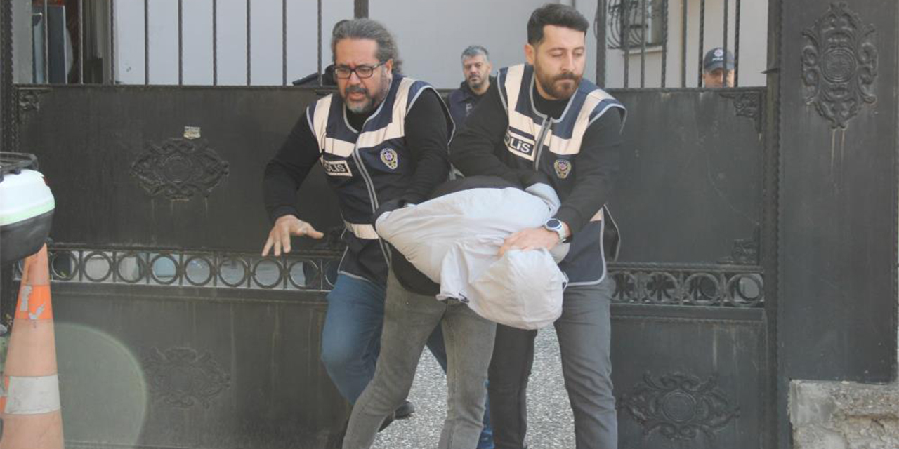 Gözaltına alınan cani baba adliyede