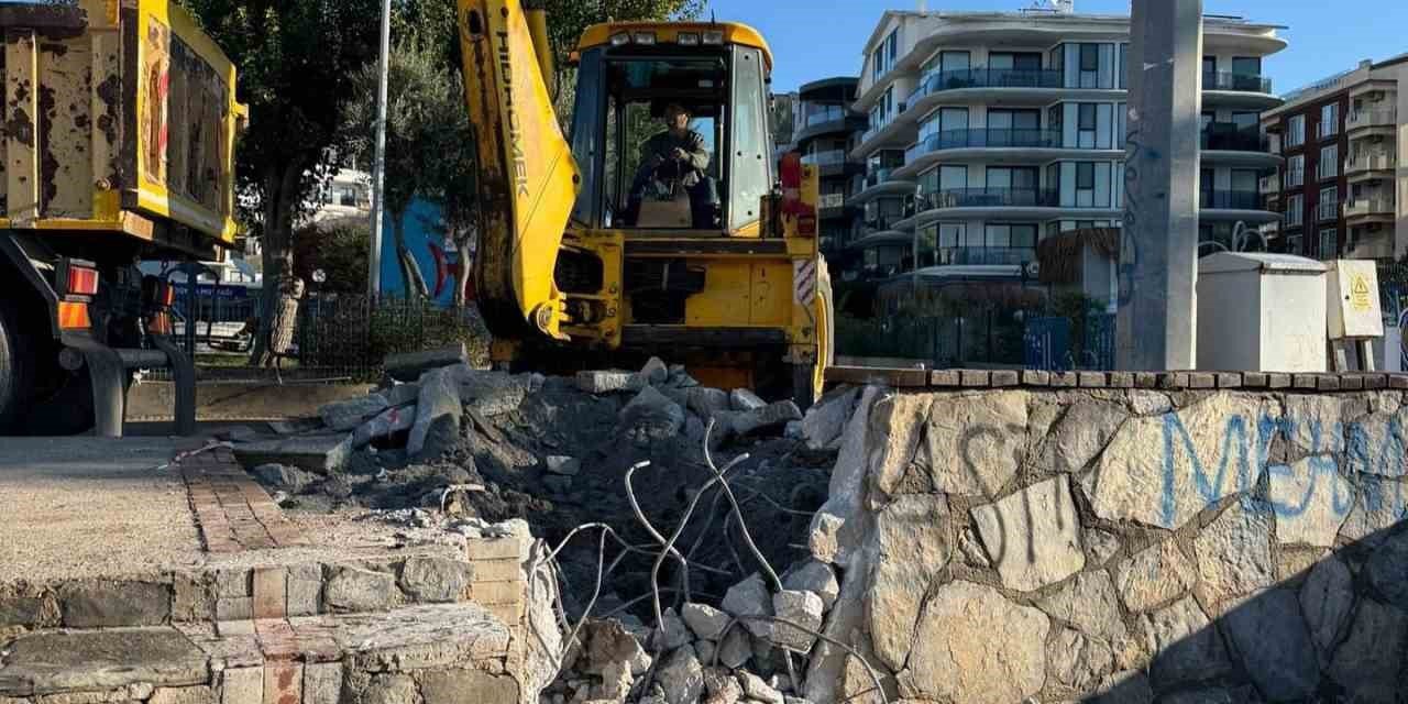 Didim Belediyesi’nden Altınkum’a ek yağmur suyu tahliye hattı