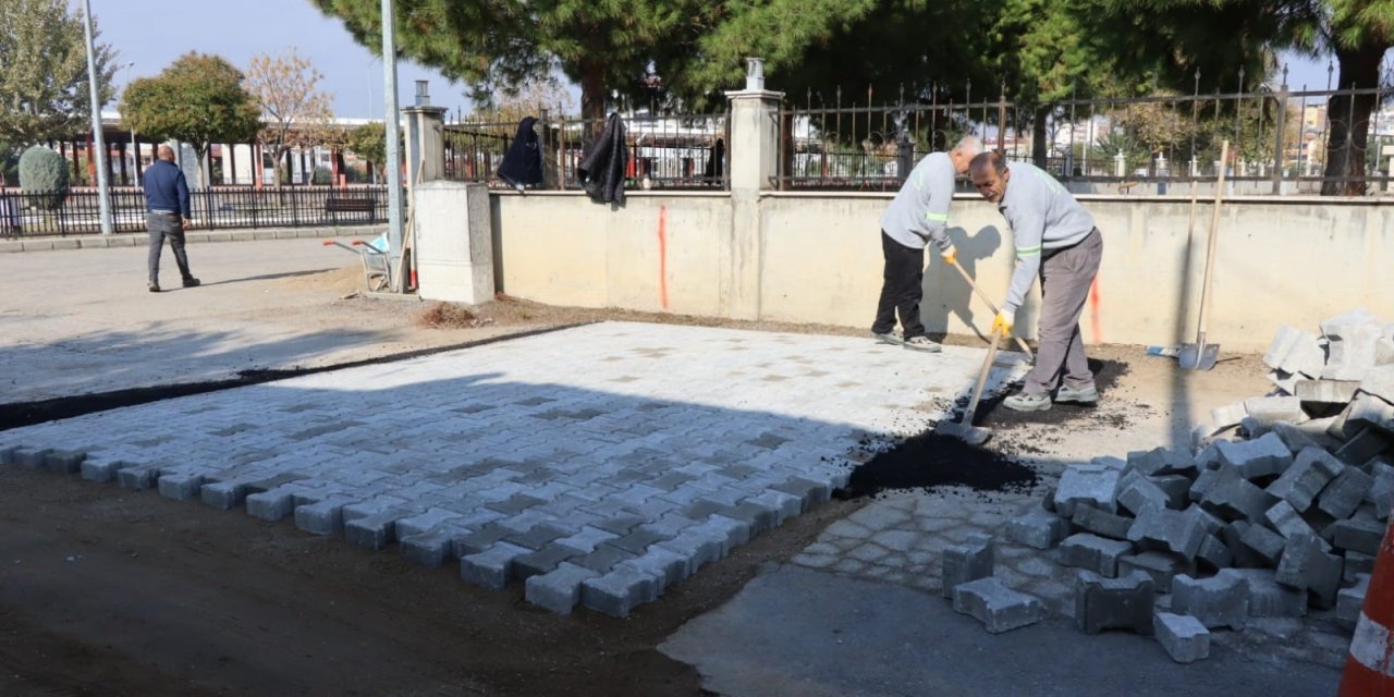 Nazilli Belediyesi, Yeşilyurt’taki yol çalışmalarını tamamladı